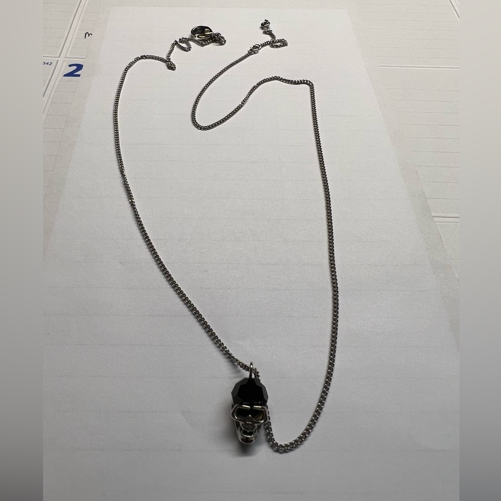 Authentic Swarovski skull necklace